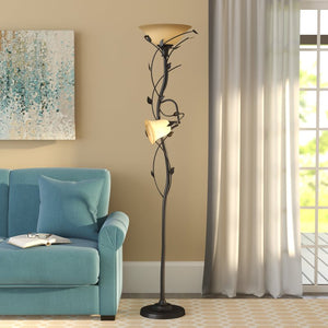 Crystal 72" LED Torchiere Floor Lamp