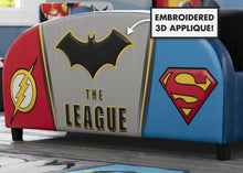 DC Comics Justice League Upholstered Twin Panel Bed