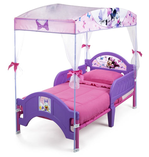 Disney Minnie Mouse Bow-tique Convertible Toddler Bed