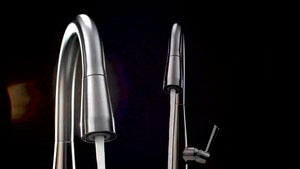 9113-DST Essa Pull Down Touchless Single Handle Kitchen Faucet with MagnaTite Docking and Diamond Seal Technology
