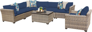 8 Piece Sectional Set with Cushions