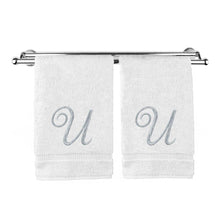 Monogrammed 2 Piece 100% Cotton Hand Towel Set
