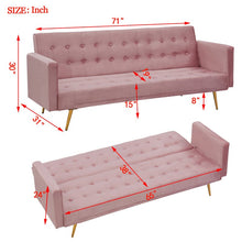 Chatina 31" Square Arm Sofa Bed