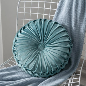 Round Solid Color Pillow